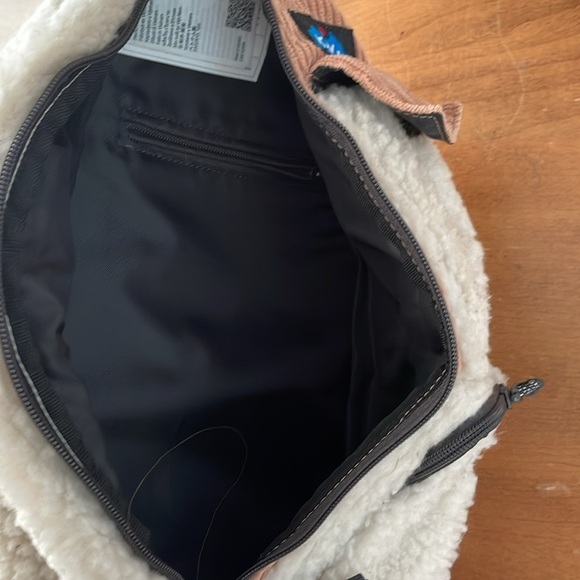 KAVU Polar Rope Snug Sling Crossbody Blush Cloud Fleece Polyester Backpack Bag main image 8